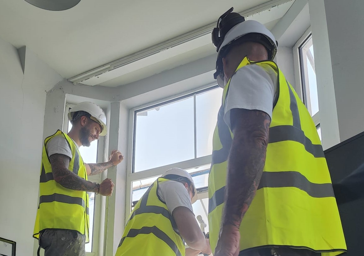 Window Aid Group team on site